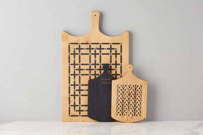Plaid Serving Board, Large - BlueJay Avenue