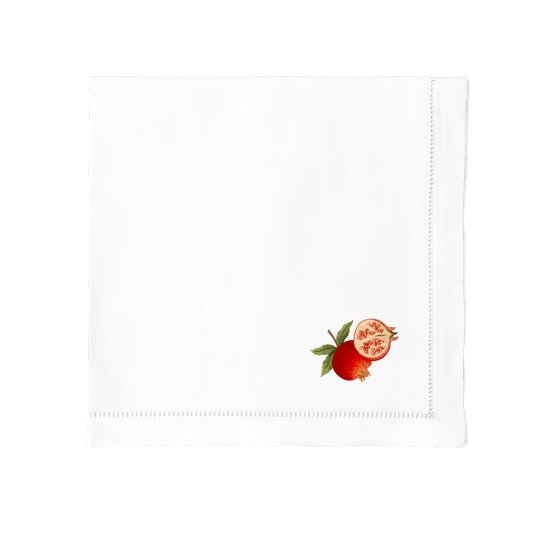 Pomegranates Napkins, Set of 4 - BlueJay Avenue