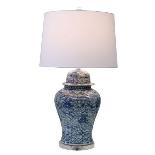 Porcelain Chain Temple Jar Lamp - BlueJay Avenue