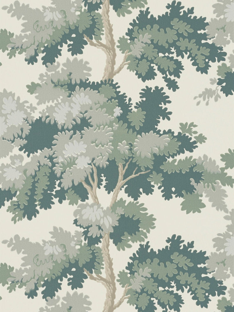 Raphael Printed Wall Covering, Green - BlueJay Avenue