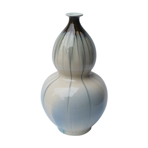 Reaction Glazed Gourd Vase - BlueJay Avenue