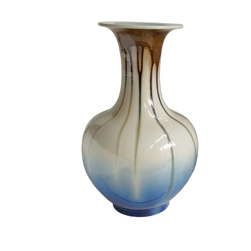 Reaction Glazed Pear Vase - BlueJay Avenue