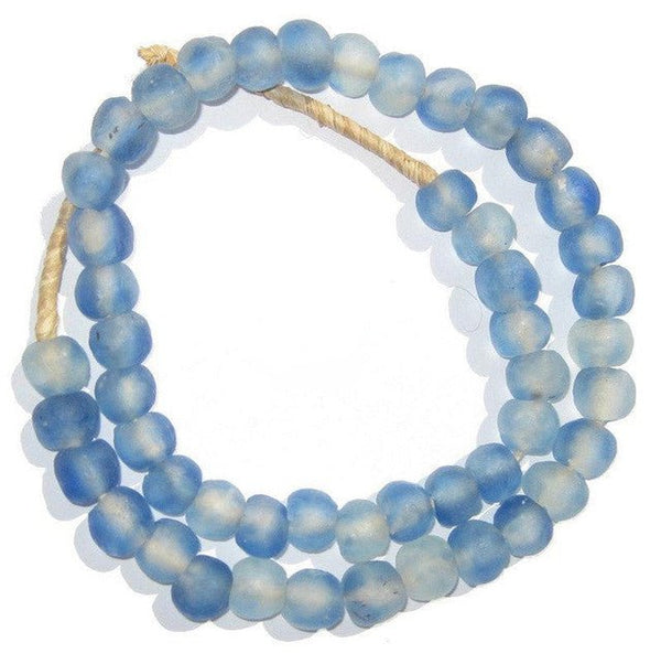 Rhea Mini Sea Glass Beads, Ocean Blue - BlueJay Avenue