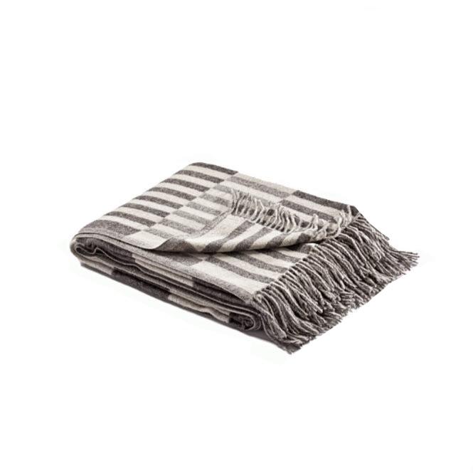 Riley Woven Throw Blanket, Gray - BlueJay Avenue