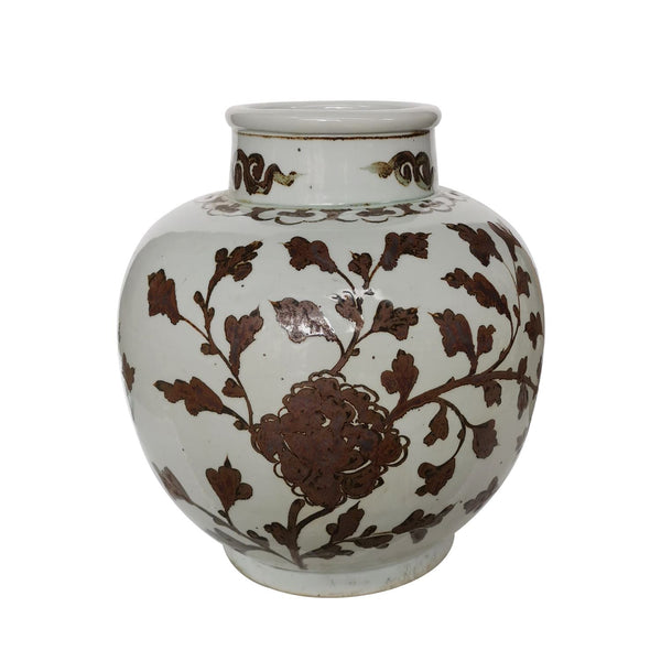 Rusty Brown Daisy Vase - BlueJay Avenue