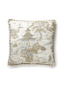 Satomi Hand Block Print Pillow - BlueJay Avenue