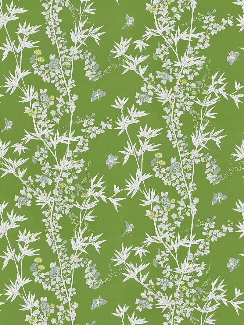 Scalamandre Jardin De Chine Wallpaper, Jade - BlueJay Avenue