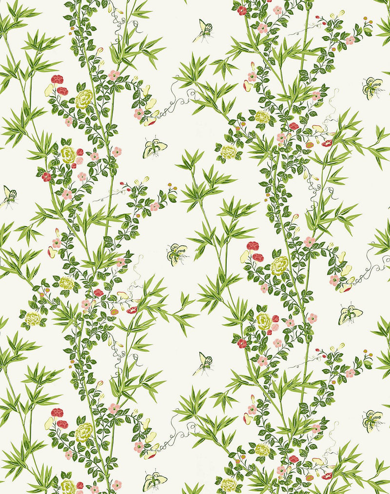 Scalamandre Jardin De Chine Wallpaper, Spring - BlueJay Avenue