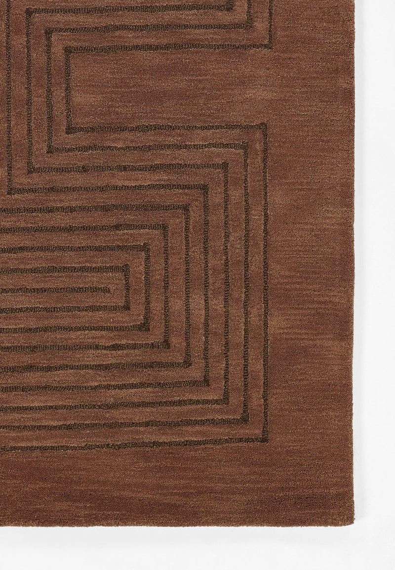 Sebastian Wool Accent Rug, Copper - BlueJay Avenue