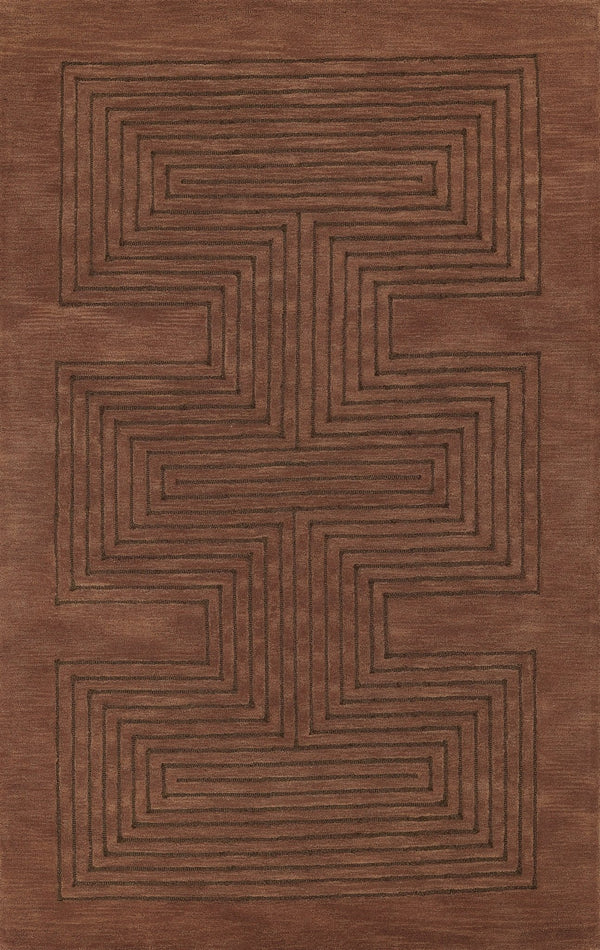 Sebastian Wool Accent Rug, Copper - BlueJay Avenue