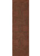Sebastian Wool Accent Rug, Copper - BlueJay Avenue