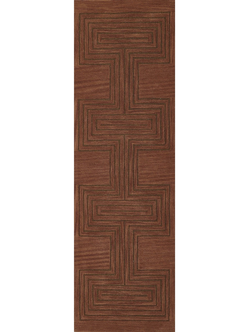 Sebastian Wool Accent Rug, Copper - BlueJay Avenue