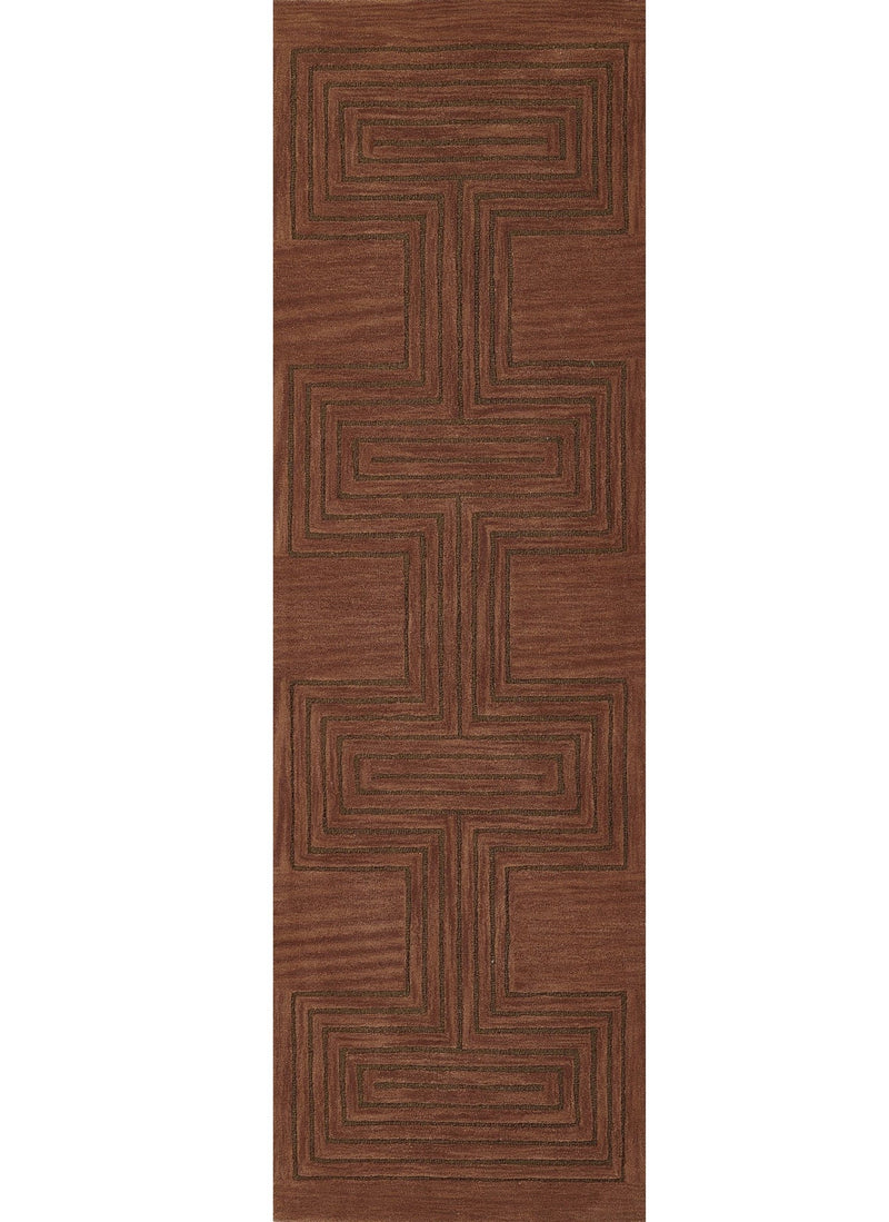 Sebastian Wool Accent Rug, Copper - BlueJay Avenue