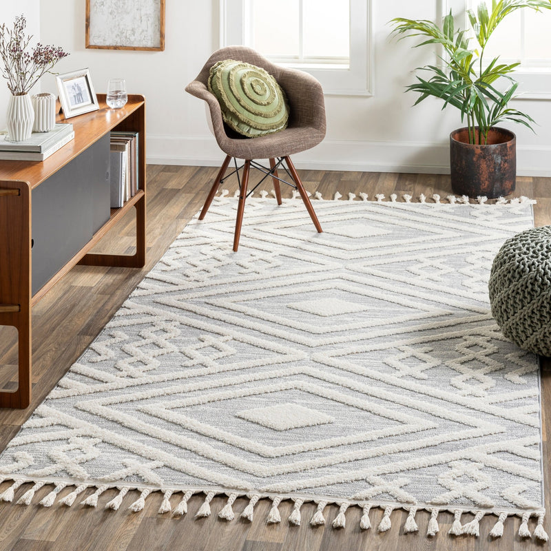 Selma Grey Modern Rug - BlueJay Avenue