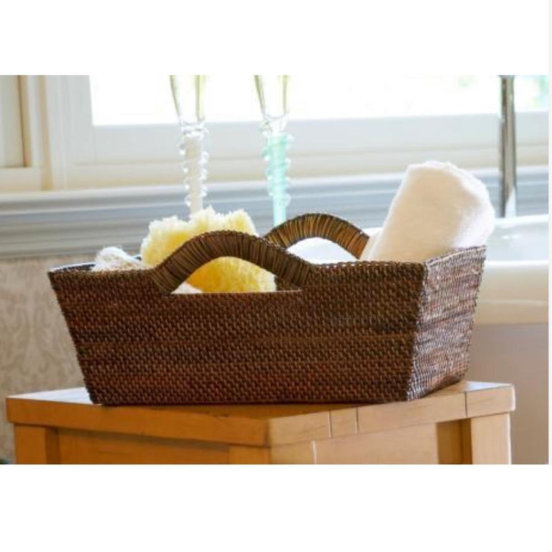 Sienna Hand Woven Tote Basket By Calaisio - BlueJay Avenue