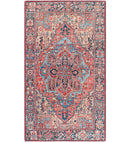 Sierra Traditional Oriental Red And Blue Area Rug - BlueJay Avenue
