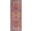 Sierra Traditional Oriental Red And Blue Area Rug - BlueJay Avenue