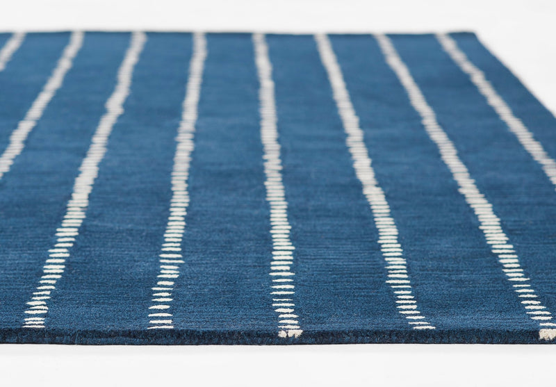 Simba Wool Rug, Navy - BlueJay Avenue