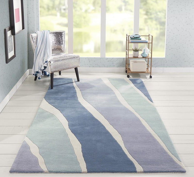 Sorbet Rug, Blue - BlueJay Avenue