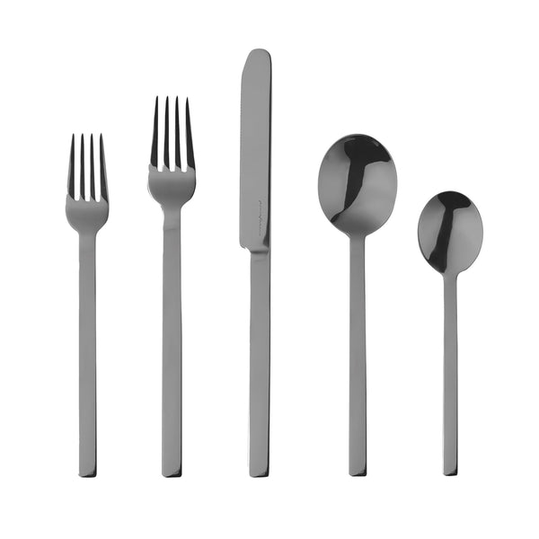 Stile By Pininfarina Flatware Sets, Oro Nero - BlueJay Avenue