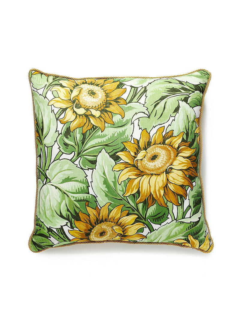 Sunflower Print Pillow, Harvest - BlueJay Avenue