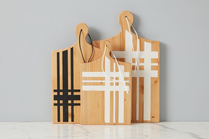 Tartan Serving Board, Set Of 3 - BlueJay Avenue