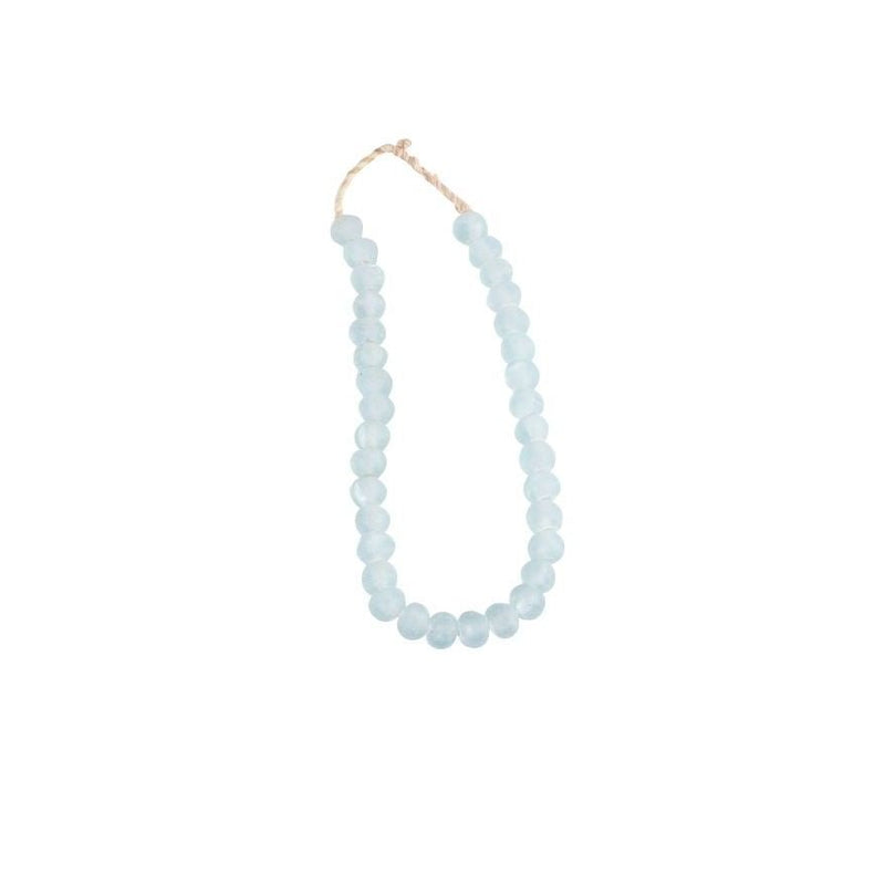 Tau Sea Glass Beads, Aqua Green - BlueJay Avenue