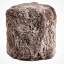Taupe Shorn Icelandic Stump, 17"X17"X19" - BlueJay Avenue