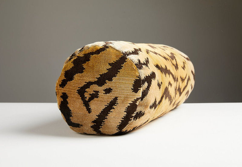 Tigre Silk Bolster Pillow - BlueJay Avenue