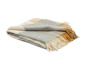 Totfir Alpaca And Wool Throw Blanket, Mustard - BlueJay Avenue