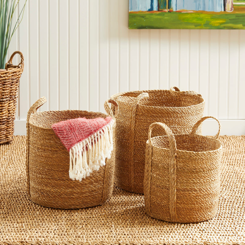 Varsano Round Baskets, Set of 3 - BlueJay Avenue