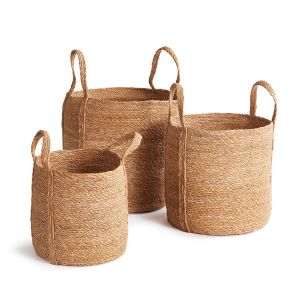 Varsano Round Baskets, Set of 3 - BlueJay Avenue