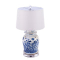 Vintage Flower Bird Jar Lamp - BlueJay Avenue