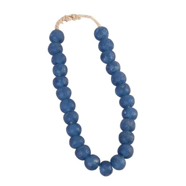Vintage Sea Glass Beads, Indigo Blue - BlueJay Avenue