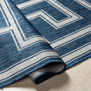 Weston Outdoor Rug, Blue - BlueJay Avenue