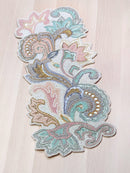 White Beaded Table Runner - BlueJay Avenue