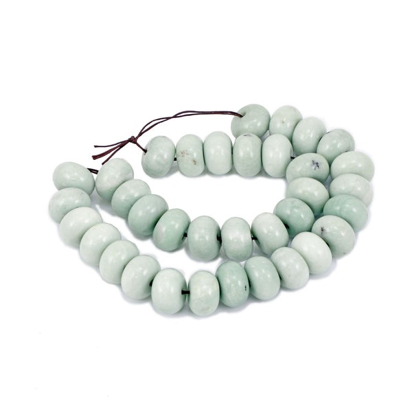 White Jade Abacus Beads - BlueJay Avenue