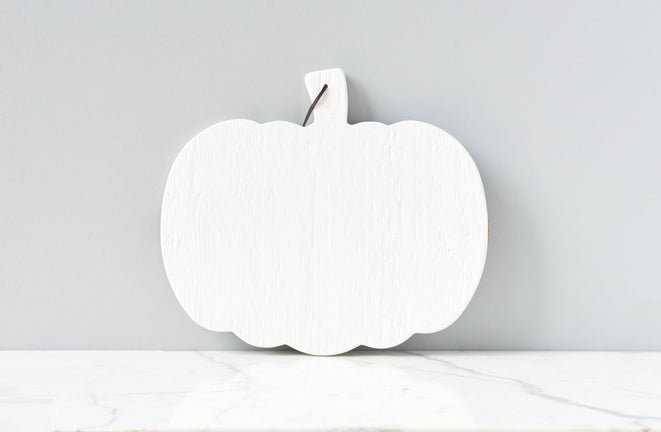 White Mod Pumpkin Charcuterie Board - BlueJay Avenue
