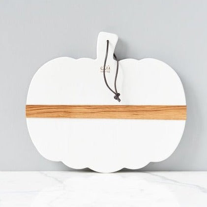 White Mod Pumpkin Charcuterie Board - BlueJay Avenue