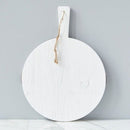 White Round Mod Charcuterie Board, Small - BlueJay Avenue