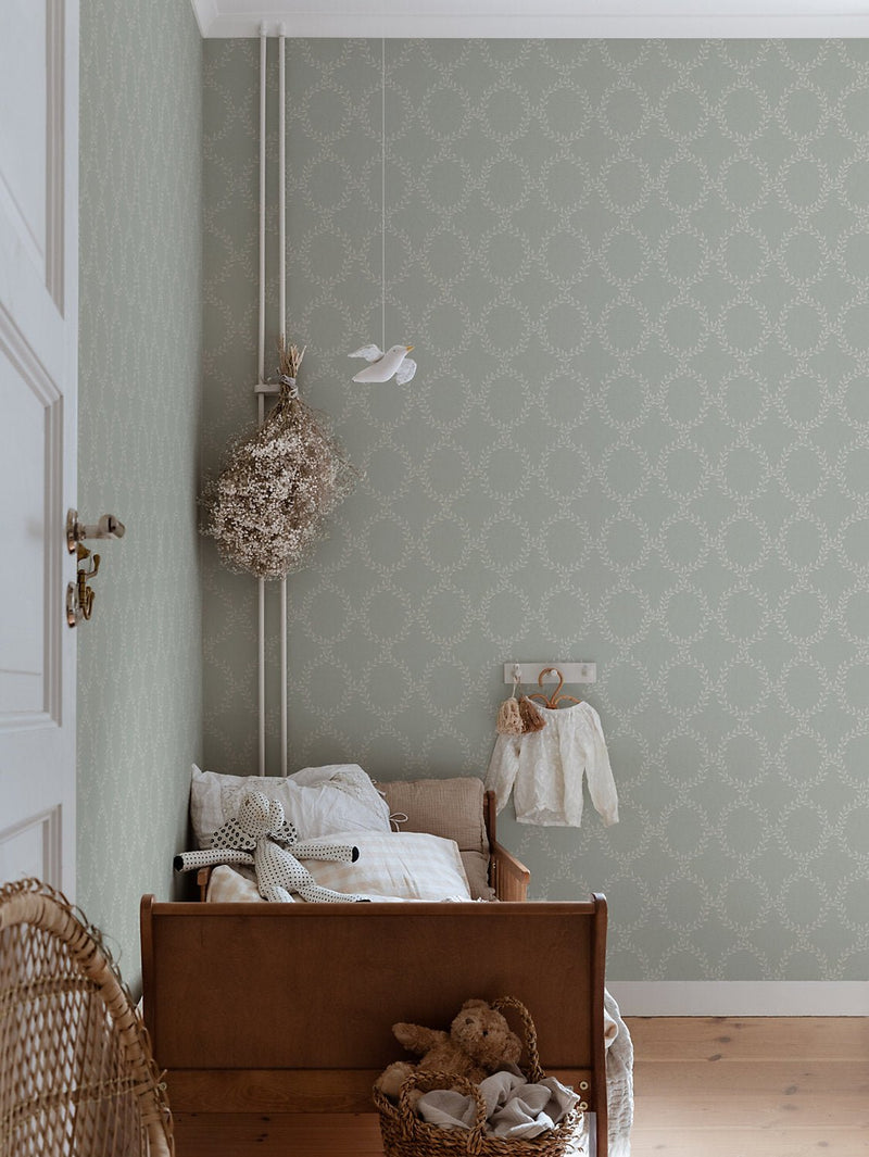 Wilma Wall Covering, Sage Green - BlueJay Avenue