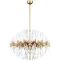 ZION 8LT Oval Chandelier, 30" - BlueJay Avenue