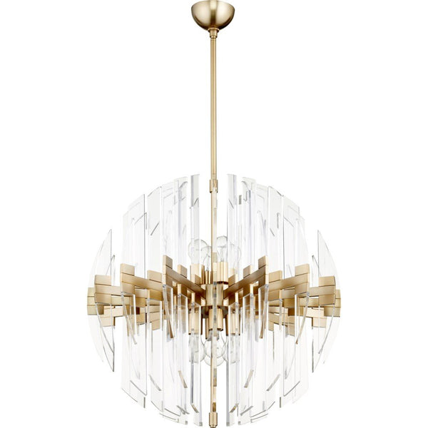 ZION 8LT Sphere Chandelier, 27" - BlueJay Avenue